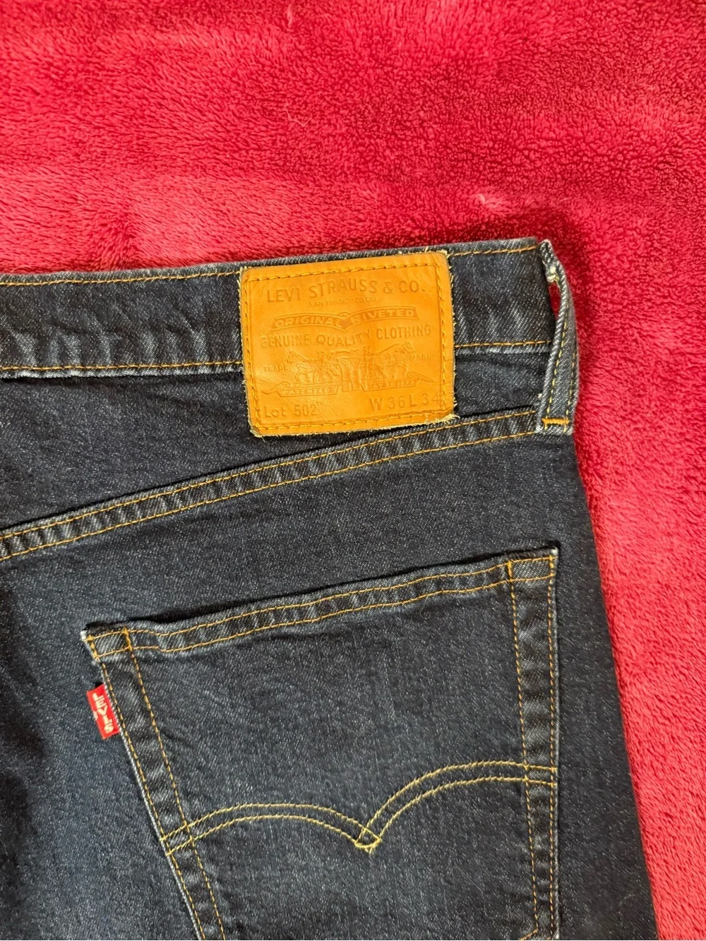 Levi's Men's Dark Blue Bootcut Jeans